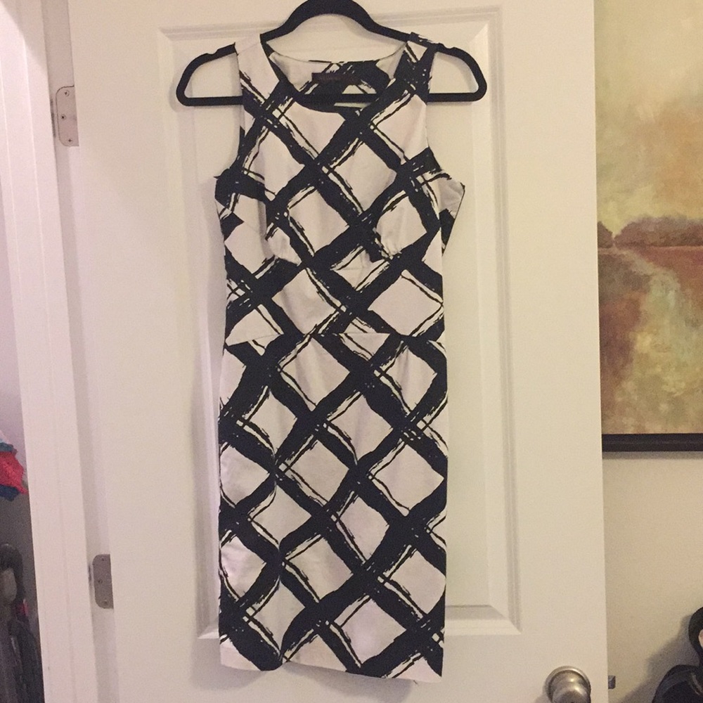 Limited black and white sheath